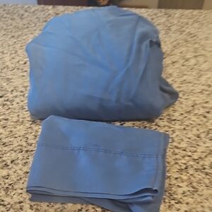 Blue Bed Sheet Set